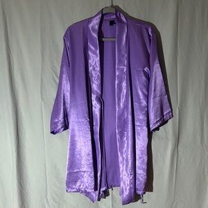 Collection B Lavender Women's Satin Coat